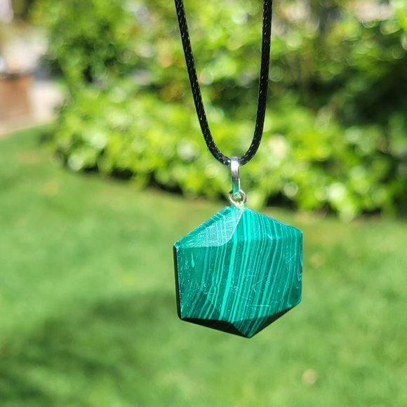 Malachite Crystal Pendants - Picture 5 of 8